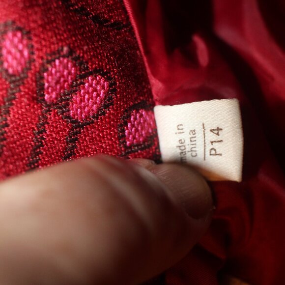 Coldwater Creek Colorful Tapestry 3 button Blazer Size 14 Petiite - Picture 7 of 10